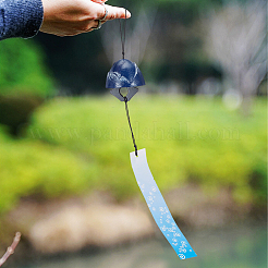 2 шт. 2 стиля японских чугунных колокольчиков-ветерных колокольчиков&nbsp;HJEW-BC0001-47A