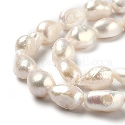 Нити из натурального культивированного пресноводного жемчуга&nbsp;PEAR-L033-36D