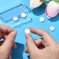 5шт натуральные белые бусины из ракушек&nbsp;BSHE-CJ0001-11