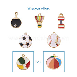 Подвески из эмали и сплава&nbsp;ENAM-TA0002-08