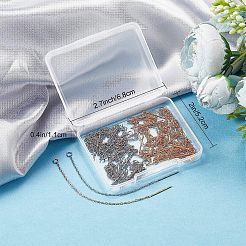 20 пара 2-х цветных сережек из нержавеющей стали 304&nbsp;STAS-SC0004-17