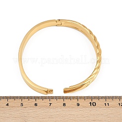 Шарнирные браслеты из нержавеющей стали 304 для женщин&nbsp;BJEW-C114-07G