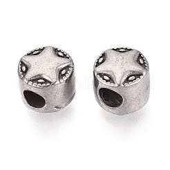 Бусины европейского стиля с крупными отверстиями из нержавеющей стали 304&nbsp;STAS-T072-104AS