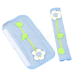 Накладки на ручки холодильника из поликоттона с цветочным узором&nbsp;AJEW-WH20042-71A