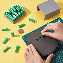 Наборы глиняных штампов со строчными буквами из пластика&nbsp;DIY-WH0750-114A