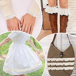 5 ярд хлопковой кружевной ленты для украшения дивана-занавески&nbsp;OCOR-GF0005-52B