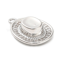 Латунные микро проложить кубического циркония подвески&nbsp;KK-L229-030P