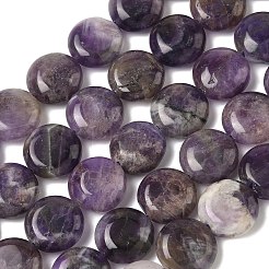 Природный аметист нитей бисера&nbsp;G-L648-B25-15mm