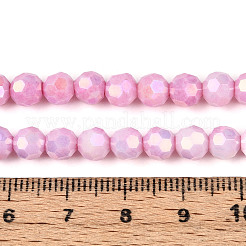 Антикоррозийные гальванические стеклянные бусины&nbsp;EGLA-T021-6mm-15-03