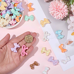 60 шт. 6 вида непрозрачных акриловых бусин с УФ-покрытием&nbsp;PACR-SC0002-69