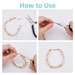 24 шт. 2 стиля латунных раскладывающихся застежек&nbsp;KK-FH0007-55RG