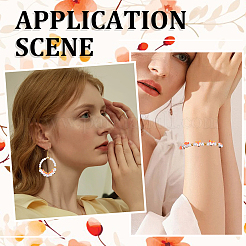 300шт бусины из полимерной глины ручной работы&nbsp;CLAY-SC0002-24A