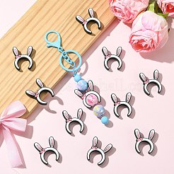 20 шт. силиконовые фокусные бусины с кроличьими ушками&nbsp;SIL-CJ0002-83A