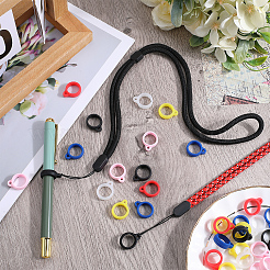 5 шт. двухцветный полиэстеровый ремешок на шею&nbsp;DIY-GF0008-27