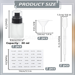 2 шт. матовые стеклянные флаконы-распылители&nbsp;MRMJ-LP0001-39