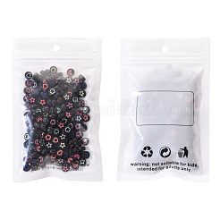 Непрозрачные черные акриловые бусины&nbsp;SACR-YW0001-21A