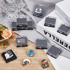 Пластиковая подарочная коробка для хранения бейджей&nbsp;LS-CON-WH0099-06E