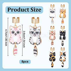 8 шт. подвеска-стетоскоп из эмалевого сплава&nbsp;HJEW-OC00201