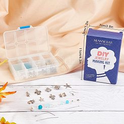 Серьги в стиле синего океана наборы для самостоятельного изготовления&nbsp;DIY-SC0017-90