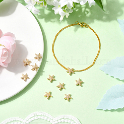 14 шт. латунные бусины с покрытием стойки&nbsp;KK-BBC0022-48