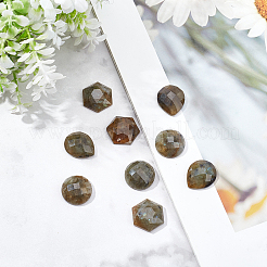 9 шт. 3 вида кабошонов из натурального лабрадорита&nbsp;G-FH0001-27