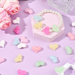 100 шт. Непрозрачные акриловые бусины&nbsp;OACR-SP0001-96