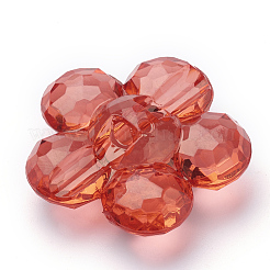 Прозрачные акриловые бусины&nbsp;TACR-T002-17