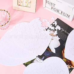 6 шт. 2 стиля бумажная термопереводная пустая головоломка для взрослых детей&nbsp;DIY-SP0004-29