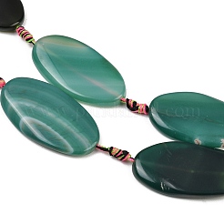 Натуральные полосатые агатовые бусы&nbsp;G-F825-H01-02B