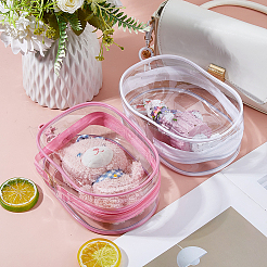 2 шт. 2-цветные прозрачные пластиковые пакеты для хранения на молнии&nbsp;ABAG-FH0001-16B