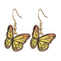 12 пара сережек-подвесок из сплава с эмалью&nbsp;EJEW-JE06285