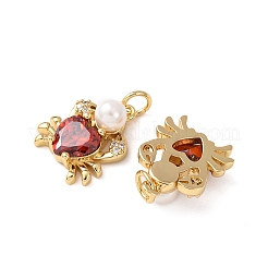 Латунные микро проложить кубического циркония подвески&nbsp;KK-C143-28G