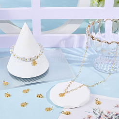 10шт латунные микропаве прозрачные кубические циркониевые подвески&nbsp;KK-BBC0021-57