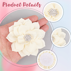 Аксессуары для украшений из полиэстера и стразов&nbsp;DIY-WH20063-015C