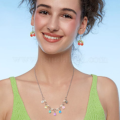 80шт 8 стиля прозрачные акриловые подвески&nbsp;PALLOY-TAC0201