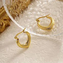 Серьги-кольца из нержавеющей стали 304 для женщин&nbsp;YI9341-1