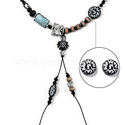 Черные непрозрачные акриловые бусины&nbsp;OACR-G016-35A