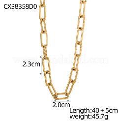 Цепочки-скрепки из нержавеющей стали 304&nbsp;STAS-OY007-60G