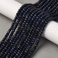 Окрашенная натуральная малайзия жадеит бусины пряди&nbsp;G-E316-2x4mm-16