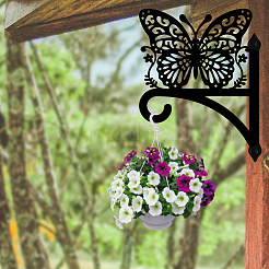 Железный кронштейн для вешалки для растений&nbsp;HJEW-WH0095-038