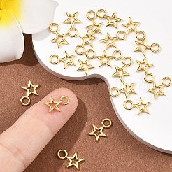 Латунные подвески в виде звезд&nbsp;XGR0160G-101G