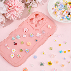 3 набор из 150 шт. непрозрачных смоляных кабошонов&nbsp;CRES-CP0001-10