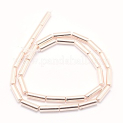 Гальванизировать немагнитных синтетический гематит бисер пряди&nbsp;G-L485-18-LRG