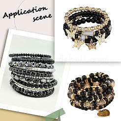 Непрозрачные акриловые бусины&nbsp;MACR-SP0001-85E