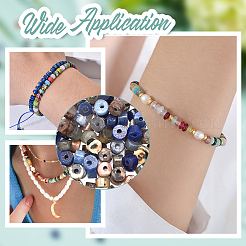 210шт 7 стиля бусины из натуральных смешанных драгоценных камней&nbsp;G-AR0005-84