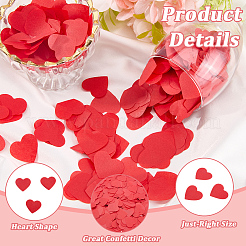 100 г бумажного конфетти для разбрасывания по столу&nbsp;AJEW-SP0002-87A