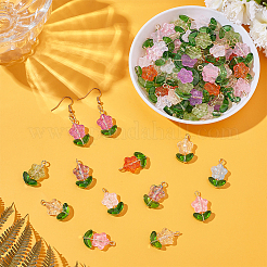 100шт стеклянные подвески&nbsp;PALLOY-WR00012