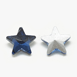 Заостренные заднее стекло горный хрусталь кабошоны&nbsp;RGLA-T085-10mm-13