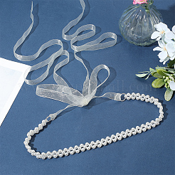 Пластиковые цепочные ремни с имитацией жемчуга&nbsp;AJEW-WH20070-051