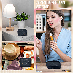 4 шт. косметичка-клатч из нейлоновой сетки и полиэфирного волокна на молнии для хранения&nbsp;ABAG-CN0001-57C